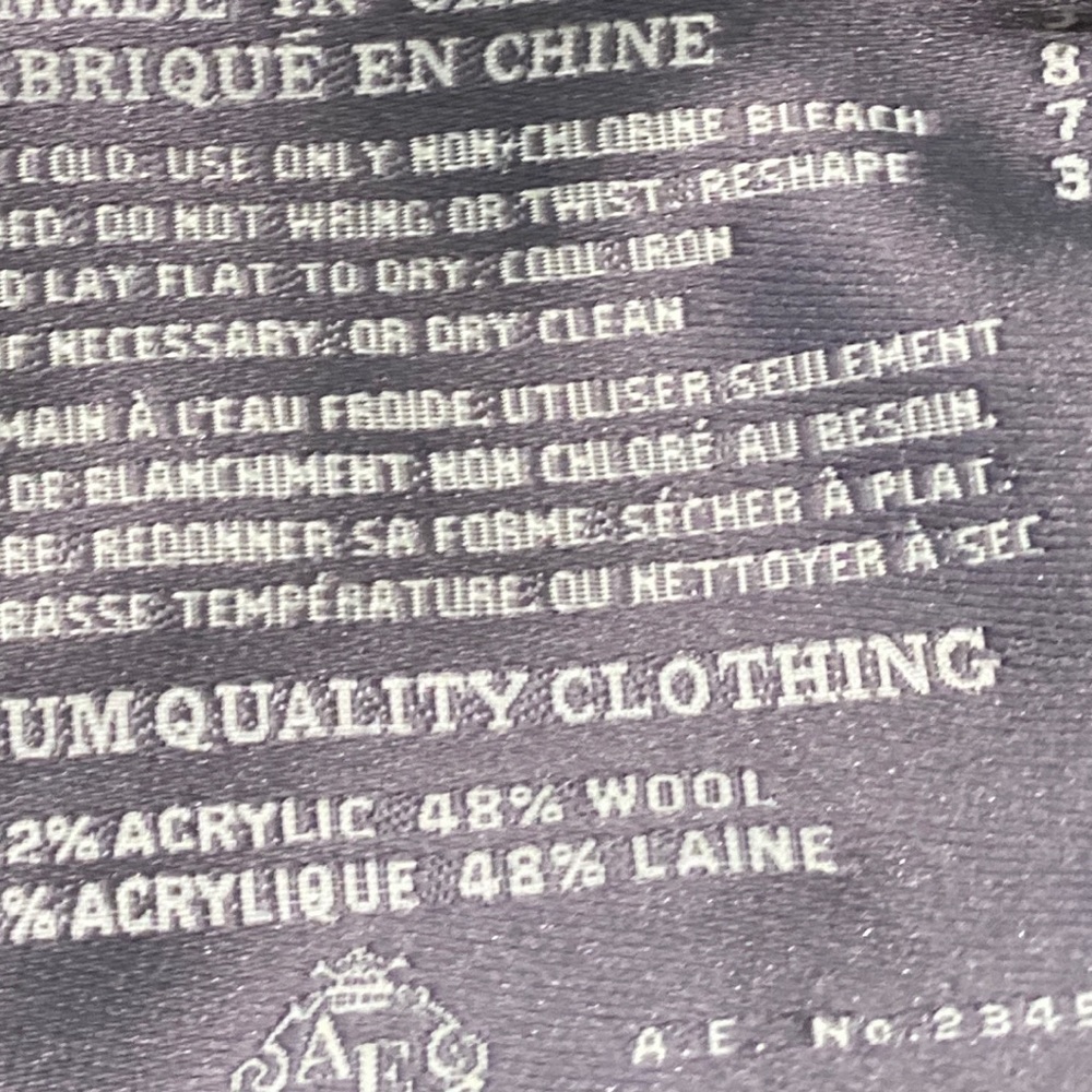 American Eagle Wool Blend Chunky Pullover Sweater - image 6